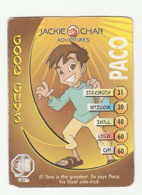 Jackie Chan Adventures - The J-Team - Paco 31