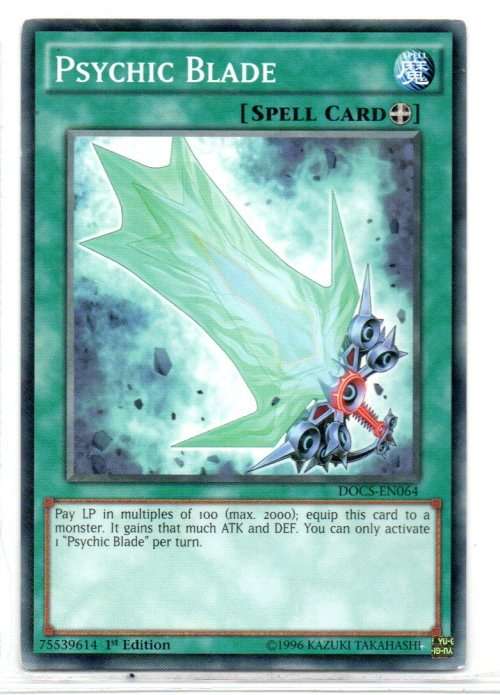 Yu-Gi-Oh! - Psychic Blade - 1st Ed/Common - Dimension of Chaos (DOCS-EN064)