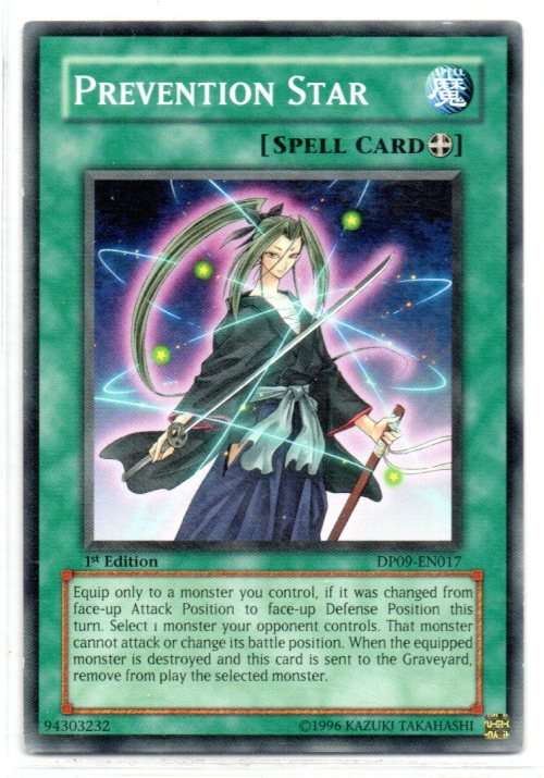 Yu-Gi-Oh! - Prevention Star - 1st Ed/Common - Duelist Pack: Yusei 2 (DP09-EN017)