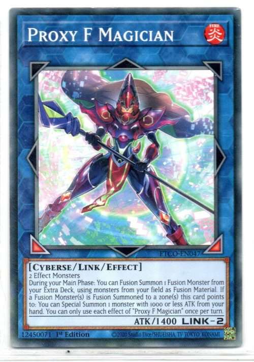 Yu-Gi-Oh! - Proxy F Magician - 1st Ed/Common - Eternity Code (ETCO-EN047)