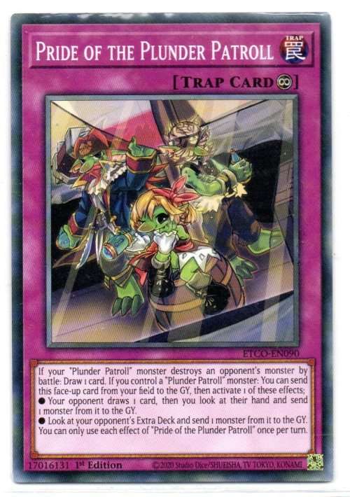 Yu-Gi-Oh! - Pride of the Plunder Patroll - 1st Ed/Common - Eternity Code (ETCO-EN090)