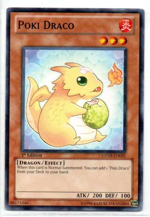 Yu-Gi-Oh! - Poki Draco - 1st Ed/Common - Generation Force (GENF-EN031)