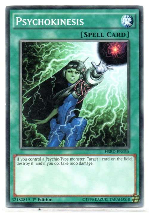 Yu-Gi-Oh! - Psychokinesis - 1st Ed/Common - High-Speed Riders (HSRD-EN055)