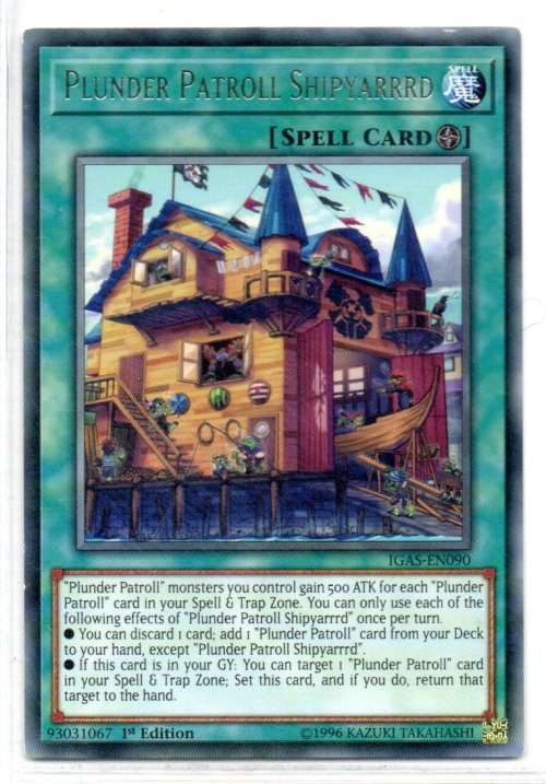 Yu-Gi-Oh! - Plunder Patroll Shipyarrrd - 1st Ed/Rare - Ignition Assault (IGAS-EN090)