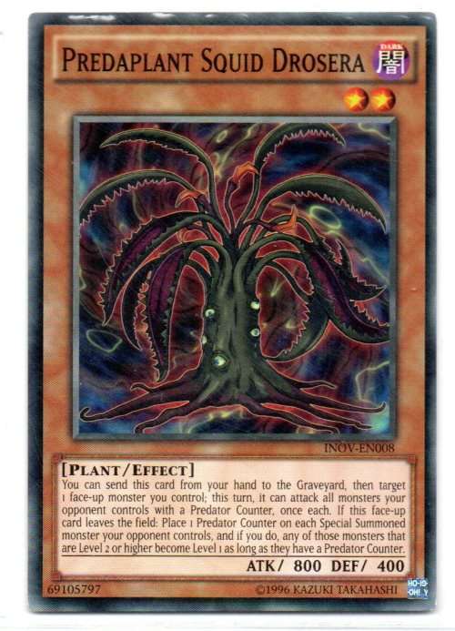 Yu-Gi-Oh! - Predaplant Squid Drosera - Common - Invasion: Vengeance (INOV-EN008)