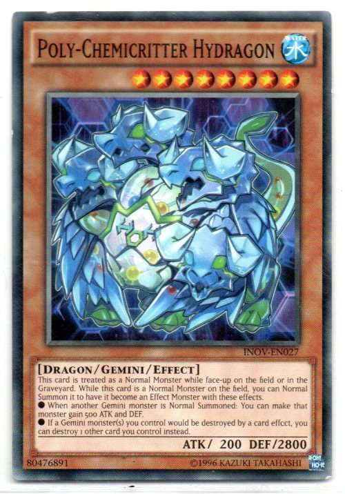 Yu-Gi-Oh! - Poly-Chemicritter Hydragon - Common - Invasion: Vengeance (INOV-EN027)