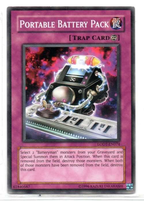 Yu-Gi-Oh! - Portable Battery Pack - Common - Light of Destruction (LODT-EN074)