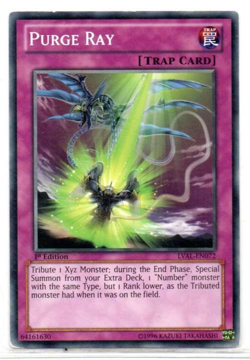 Yu-Gi-Oh! - Purge Ray - 1st Ed/Common - Legacy of the Valiant (LVAL-EN072)