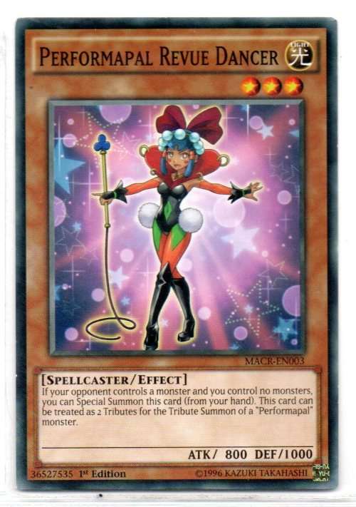 Yu-Gi-Oh! - Performapal Revue Dancer - 1st Ed/Common - Maximum Crisis (MACR-EN003)