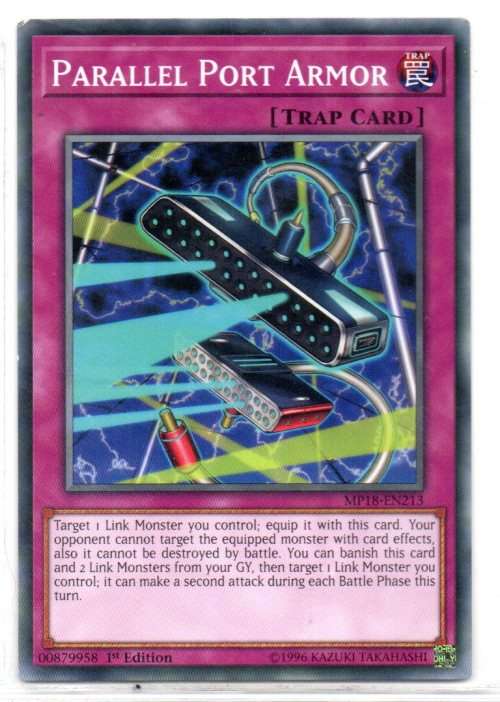 Yu-Gi-Oh! - Parallel Port Armor - 1st Ed/Common - 2018 Mega-Tin Mega Pack (MP18-EN213)