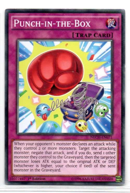 Yu-Gi-Oh! - Punch-in-the-Box - 1st Ed/Common - The New Challengers (NECH-EN071)