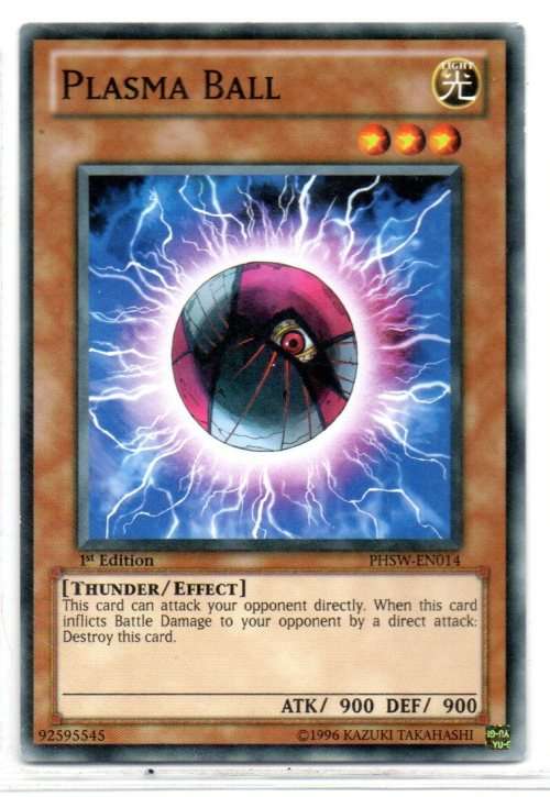 Yu-Gi-Oh! - Plasma Ball - 1st Ed/Common - Photon Shockwave (PHSW-EN014)