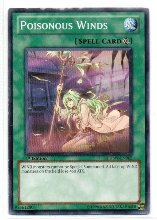 Yu-Gi-Oh! - Poisonous Winds - 1st Ed/Common - Photon Shockwave (PHSW-EN062)