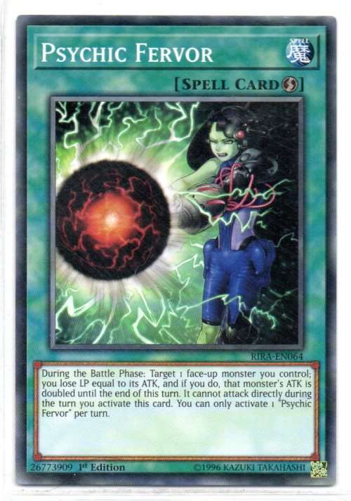 Yu-Gi-Oh! - Psychic Fervor - 1st Ed/Common - Rising Rampage (RIRA-EN064)