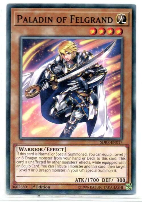 Yu-Gi-Oh! - Paladin of Felgrand - 1st Ed/Common - Structure Deck: Rokket Revolt (SDRR-EN017)