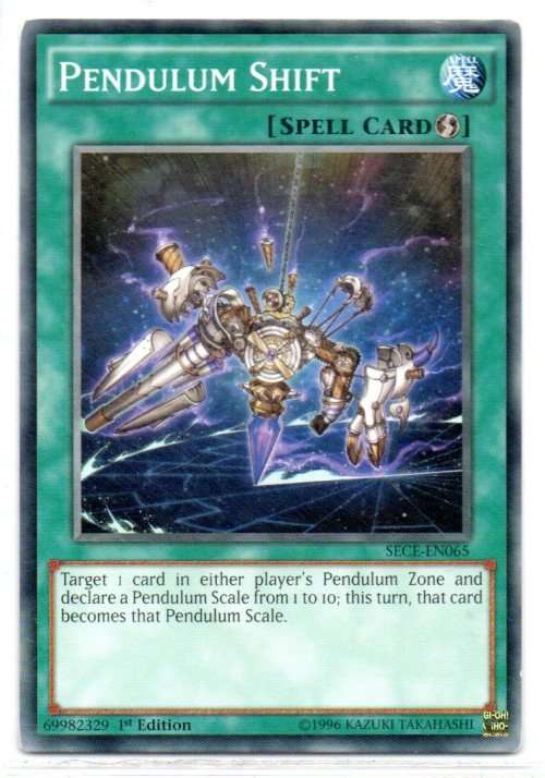 Yu-Gi-Oh! - Pendulum Shift - 1st Ed/Common - Secrets of Eternity (SECE-EN065)