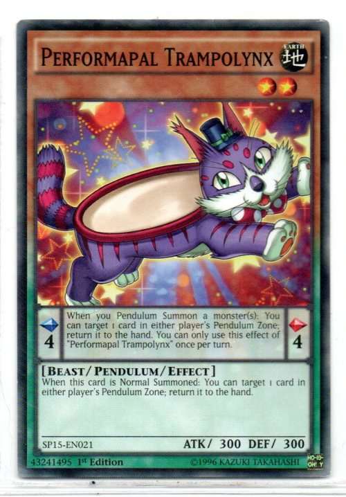 Yu-Gi-Oh! - Performapal Trampolynx - 1st Ed/Common - Star Pack ARC-V (SP15-EN021)