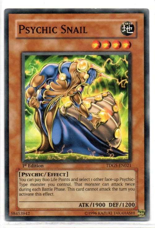 Yu-Gi-Oh! - Psychic Snail - 1st Ed/Common - The Duelist Genesis (TDGS-EN021)