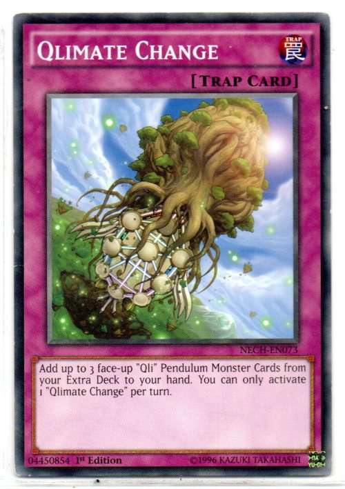 Yu-Gi-Oh! - Qlimate Change - 1st Ed/Common - The New Challengers (NECH-EN073)