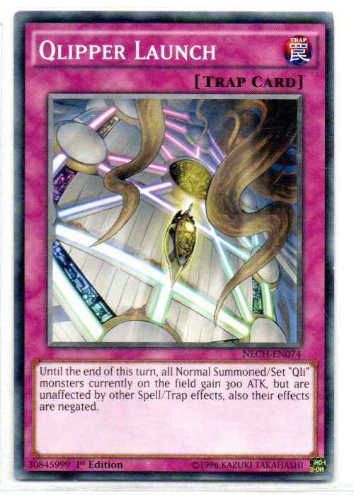 Yu-Gi-Oh! - Qlipper Launch - 1st Ed/Common - The New Challengers (NECH-EN074)