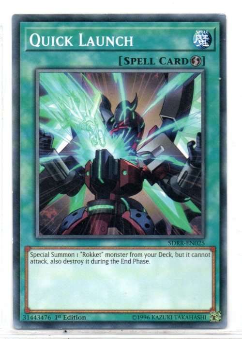 Yu-Gi-Oh! - Quick Launch - 1st Ed/Common - Structure Deck: Rokket Revolt (SDRR-EN025)