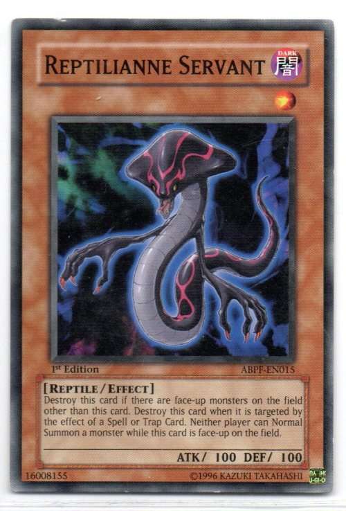 Yu-Gi-Oh! - Reptilianne Servant - 1st Ed/Common - Absolute Powerforce (ABPF-EN015)