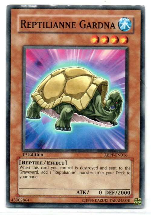 Yu-Gi-Oh! - Reptilianne Gardna - 1st Ed/Common - Absolute Powerforce (ABPF-EN016)