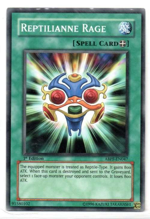 Yu-Gi-Oh! - Reptilianne Rage - 1st Ed/Common - Absolute Powerforce (ABPF-EN047)
