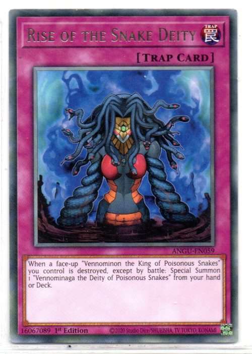 Yu-Gi-Oh! - Rise of the Snake Deity - 1st Ed/Rare - Ancient Guardians (ANGU-EN059)