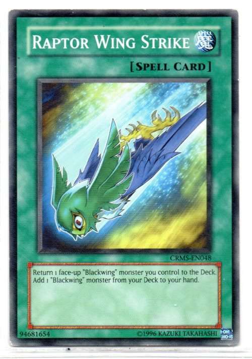 Yu-Gi-Oh! - Raptor Wing Strike - Common - Crimson Crisis (CRMS-EN048)