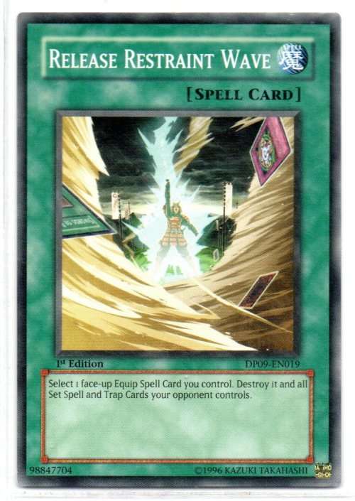 Yu-Gi-Oh! - Release Restraint Wave - 1st Ed/Common - Duelist Pack: Yusei 2 (DP09-EN019)