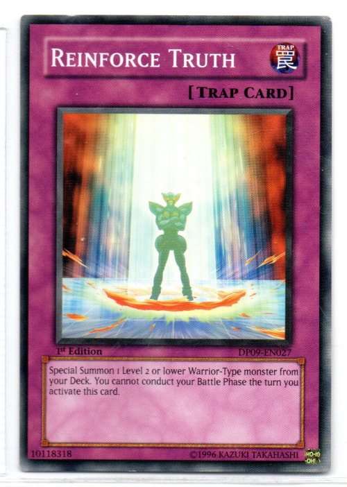 Yu-Gi-Oh! - Reinforce Truth - 1st Ed/Common - Duelist Pack: Yusei 2 (DP09-EN027)