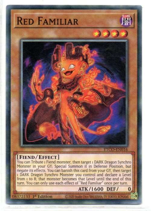 Yu-Gi-Oh! - Red Familiar - 1st Ed/Common - Eternity Code (ETCO-EN016)