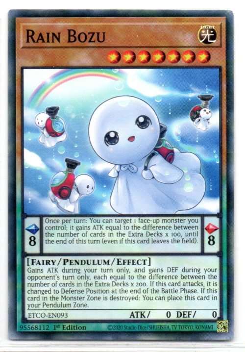 Yu-Gi-Oh! - Rain Bozu - 1st Ed/Common - Eternity Code (ETCO-EN093)