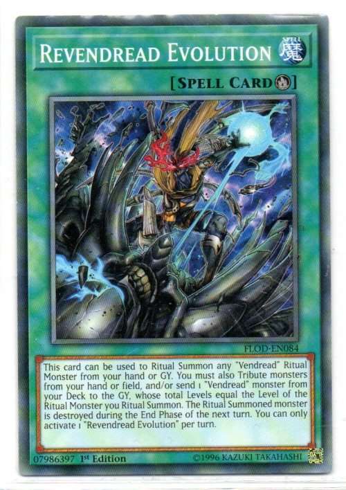 Yu-Gi-Oh! - Revendread Evolution - 1st Ed/Common - Flames of Destruction (FLOD-EN084)