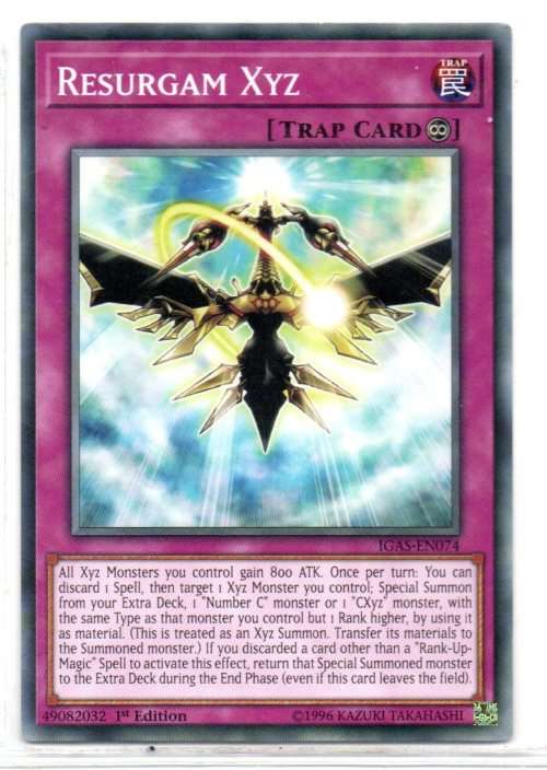 Yu-Gi-Oh! - Resurgam Xyz - 1st Ed/Common - Ignition Assault (IGAS-EN074)