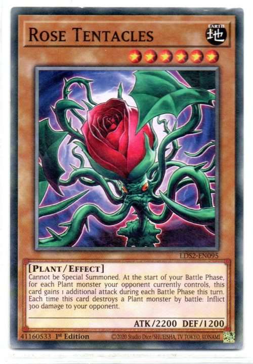 Yu-Gi-Oh! - Rose Tentacles - 1st Ed/Common - Legendary Duelists: Season 2 (LDS2-EN095)