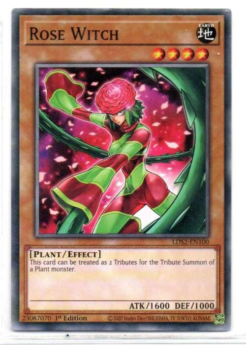 Yu-Gi-Oh! - Rose Witch - 1st Ed/Common - Legendary Duelists: Season 2 (LDS2-EN100)