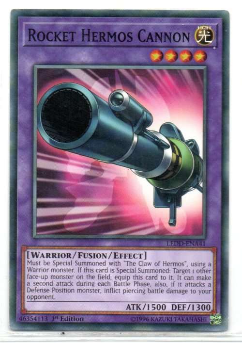 Yu-Gi-Oh! - Rocket Hermos Cannon - 1st Ed/Common - Legendary Dragon Decks (LEDD-ENA41)