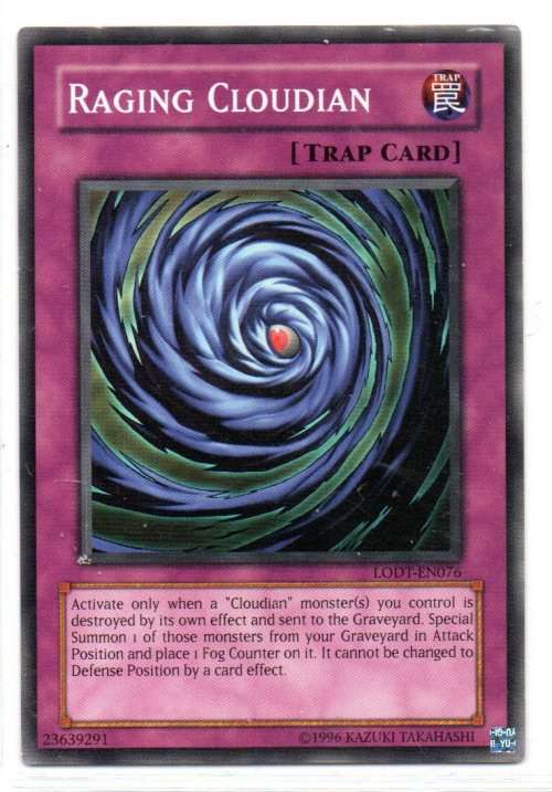 Yu-Gi-Oh! - Raging Cloudian - Common - Light of Destruction (LODT-EN076)
