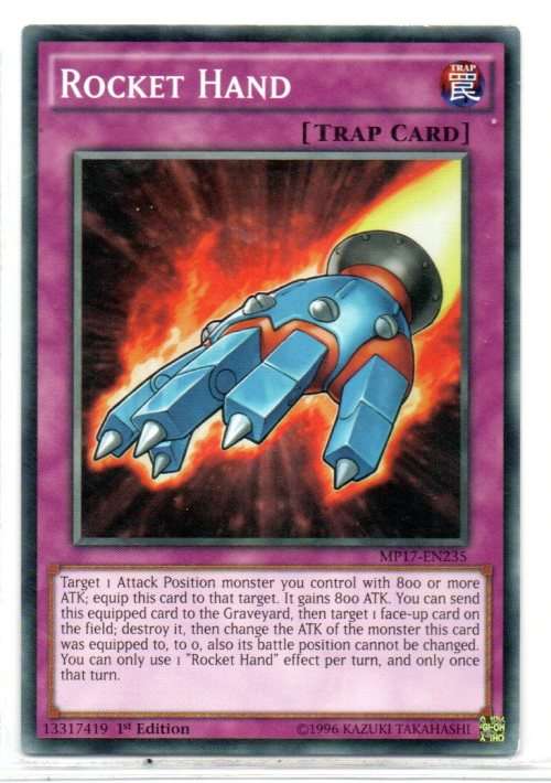 Yu-Gi-Oh! - Rocket Hand - 1st Ed/Common - 2017 Mega-Tin Mega Pack (MP17-EN235)