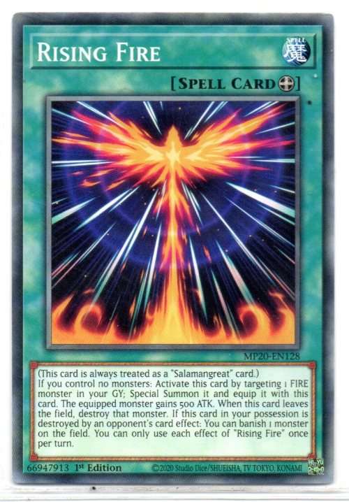Yu-Gi-Oh! - Rising Fire - 1st Ed/Common - 2020 Tin of Lost Memories (MP20-EN128)