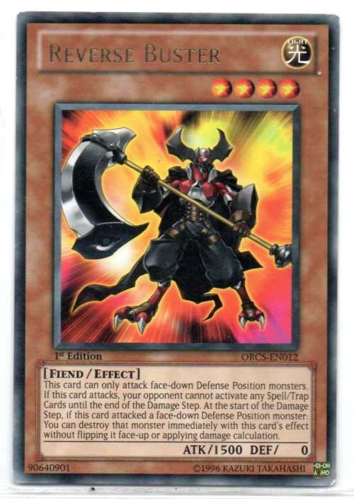 Yu-Gi-Oh! - Reverse Buster - 1st Ed/Rare - Order of Chaos (ORCS-EN012)