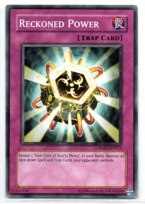Yu-Gi-Oh! - Reckoned Power - Common - Raging Battle (RGBT-EN073)