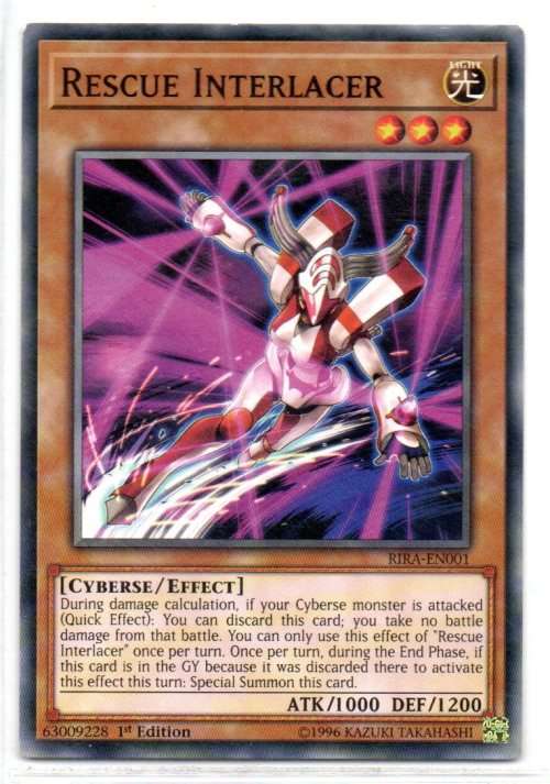 Yu-Gi-Oh! - Rescue Interlacer - 1st Ed/Common - Rising Rampage (RIRA-EN001)