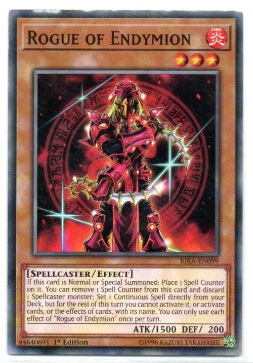 Yu-Gi-Oh! - Rogue of Endymion - 1st Ed/Common - Rising Rampage (RIRA-EN099)