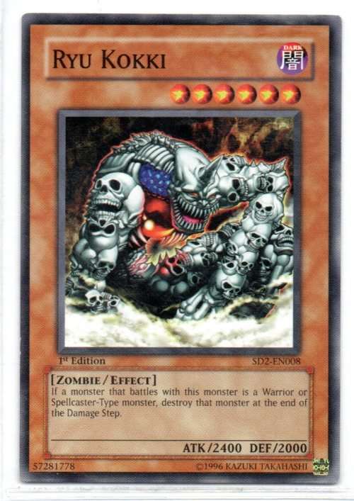 Yu-Gi-Oh! - Ryu Kokki - 1st Ed/Common - Structure Deck: Zombie Madness (SD2-EN008)