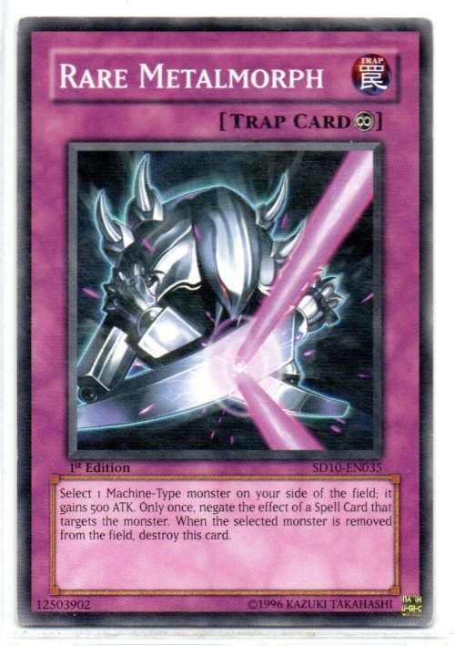 Yu-Gi-Oh! - Rare Metalmorph - 1st Ed/Common - Structure Deck: Machine Re-Volt (SD10-EN035)