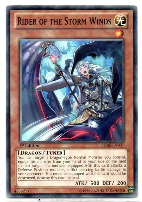 Yu-Gi-Oh! - Rider of the Storm Winds - 1st Ed/Common - Saga of Blue-Eyes White Dragon Structure Deck