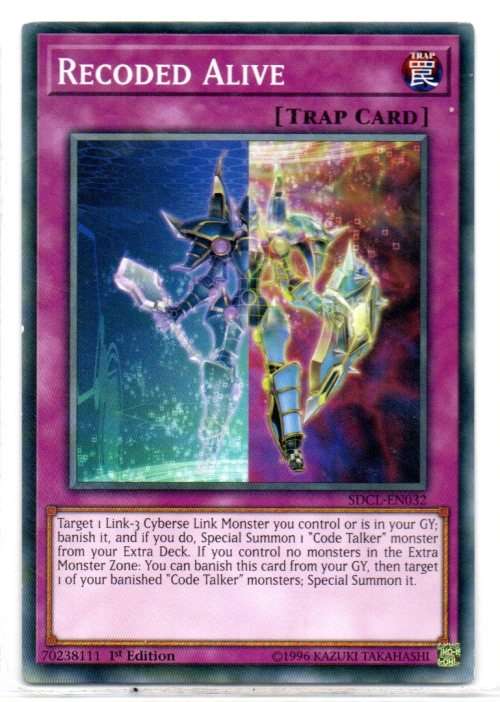 Yu-Gi-Oh! - Recoded Alive - 1st Ed/Common - Structure Deck: Cyberse Link (SDCL-EN032)